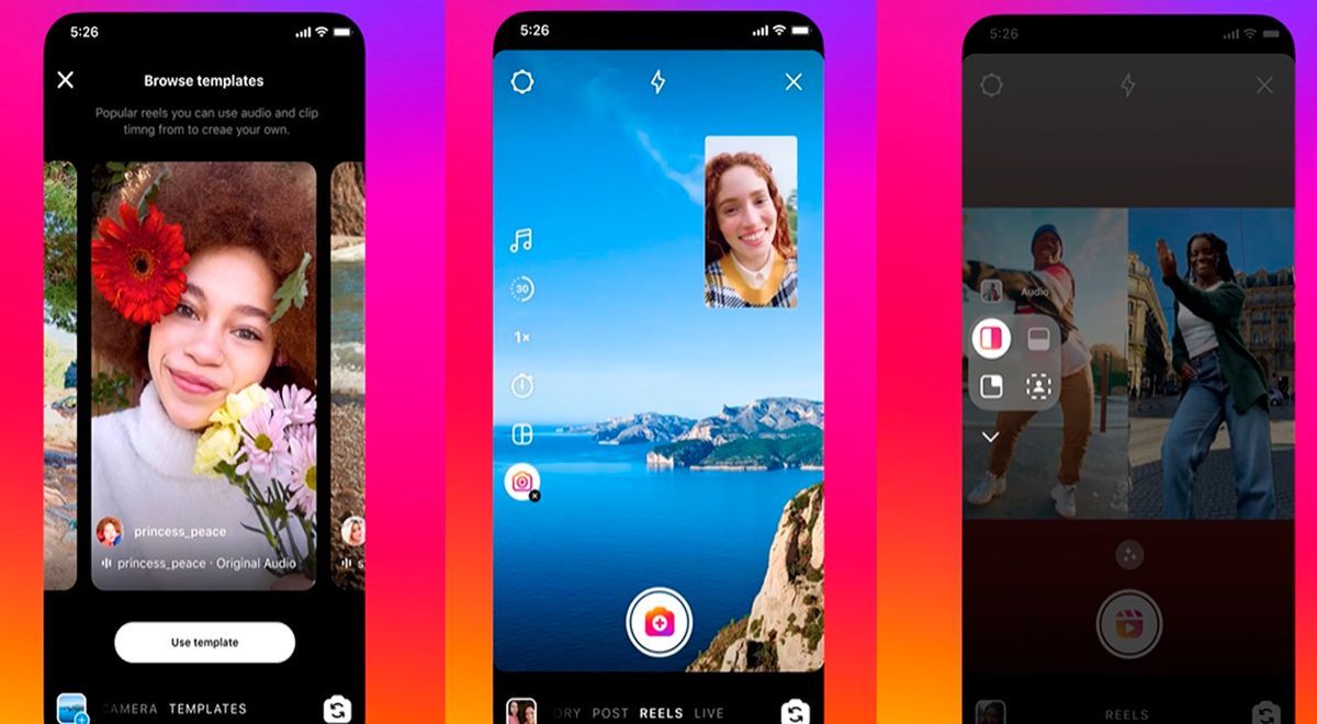 Tecnología. Instagram anunció nuevas funciones para competir con TikTok.