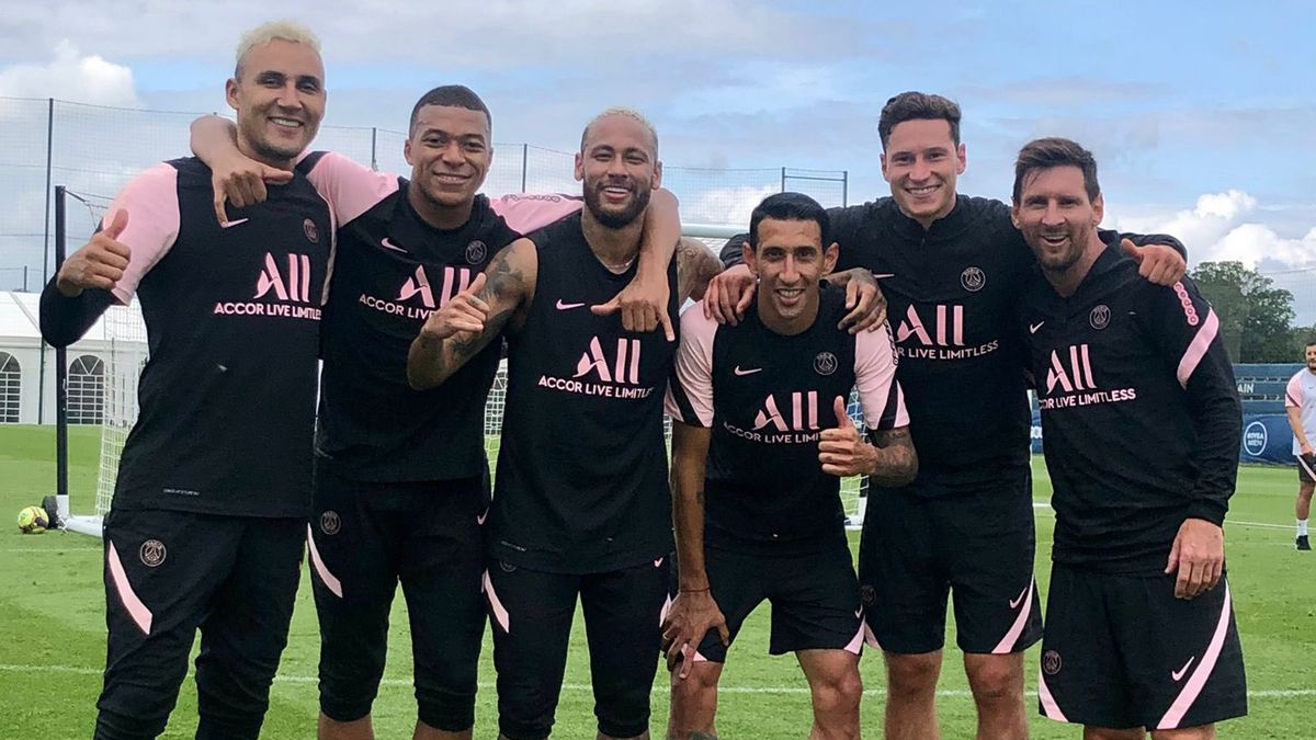 Lionel Messi contin&uacute;a con los entrenamientos en el PSG.