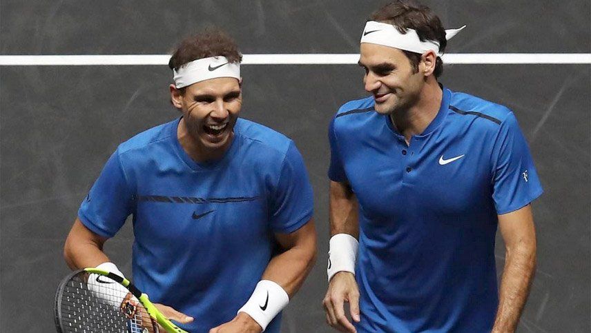 Federer no ve la hora de jugar en pareja con Nadal