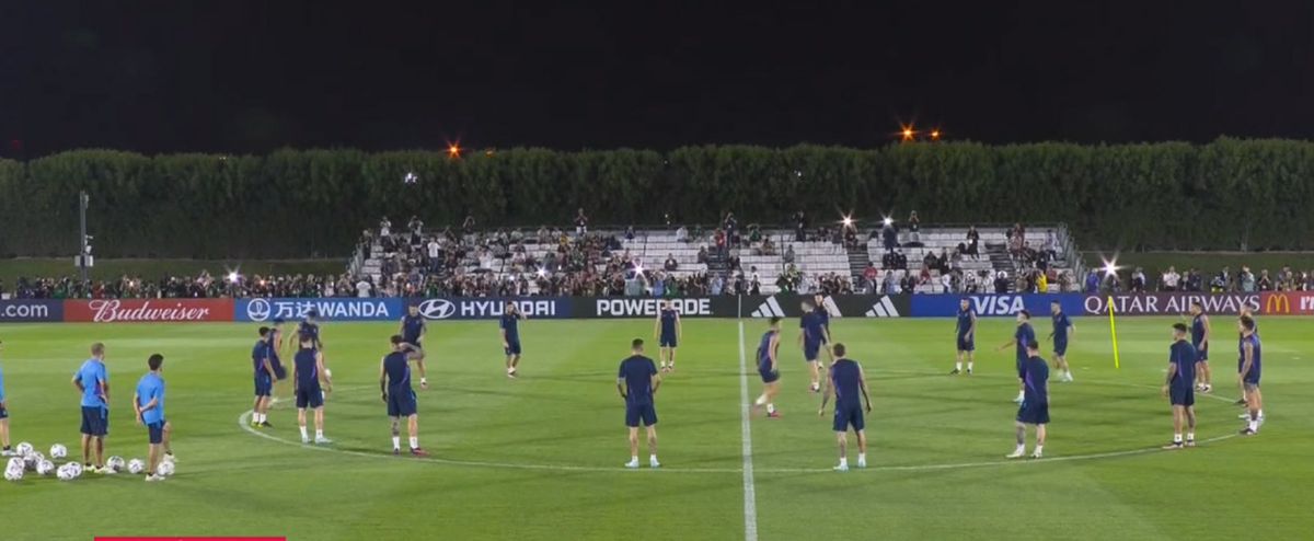 La Selección argentina se entrenó pensando en Croacia, a quien enfrentará el próximo martes, por el Mundial Qatar 2022.