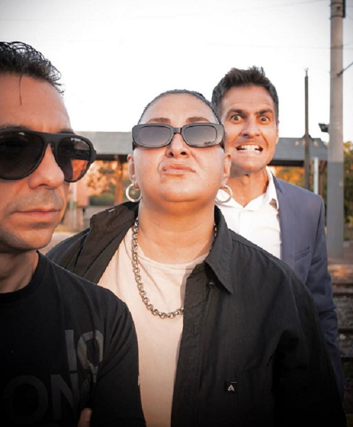 Marcelo Soloa, Andrés Moroni y Natacha Vásquez. Marcelo Soloa, Andrés Moroni y Natacha Vásquez.