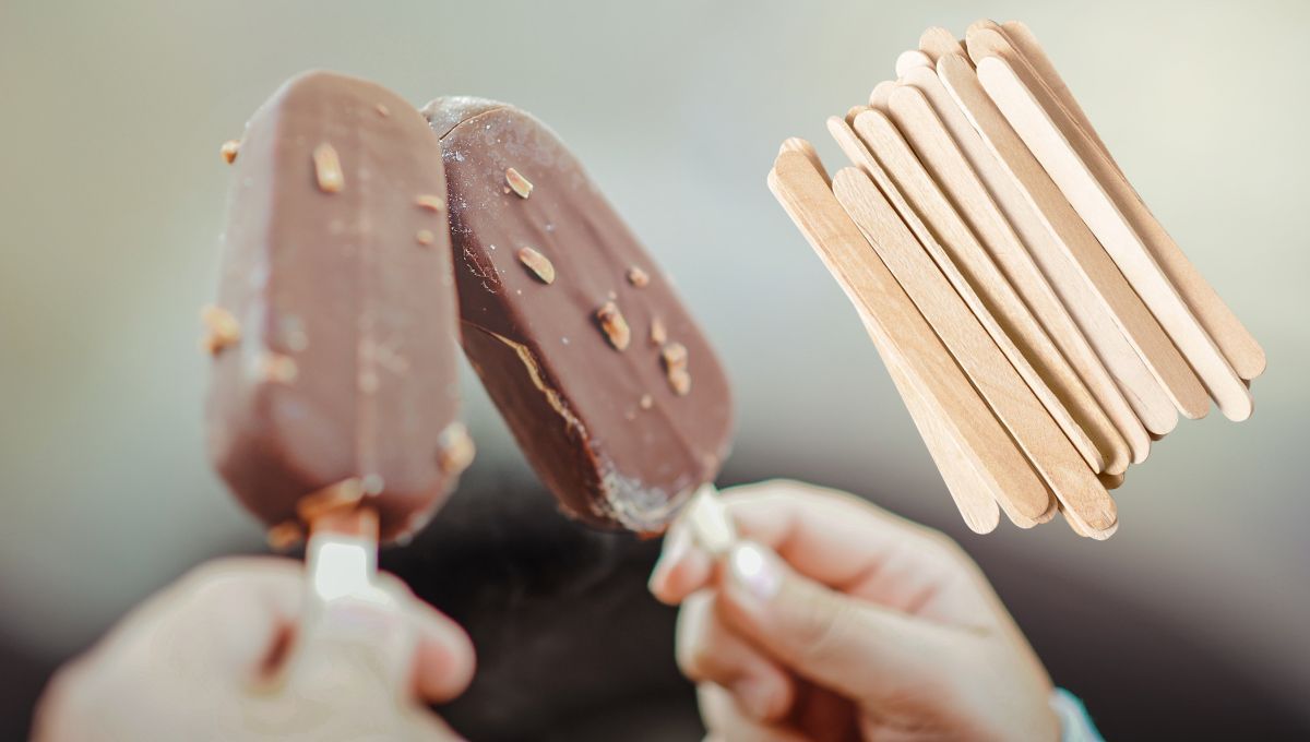 Si comiste un helado, no tires el palito y aprovechalos en esta idea de reciclaje