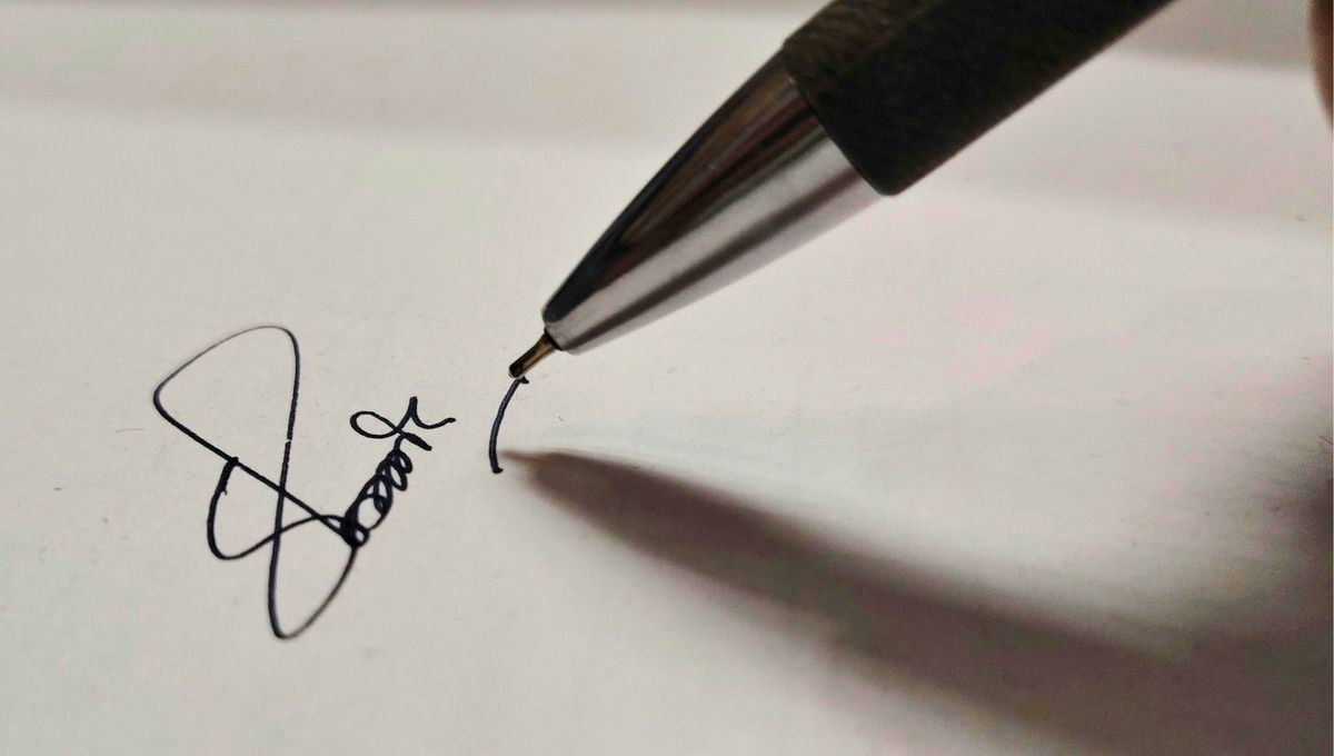 La firma es una biografía abreviada y allí se ven las más secretas ambiciones del hombre. Foto Canva La firma es una biografía abreviada y allí se ven las más secretas ambiciones del hombre. Foto Canva