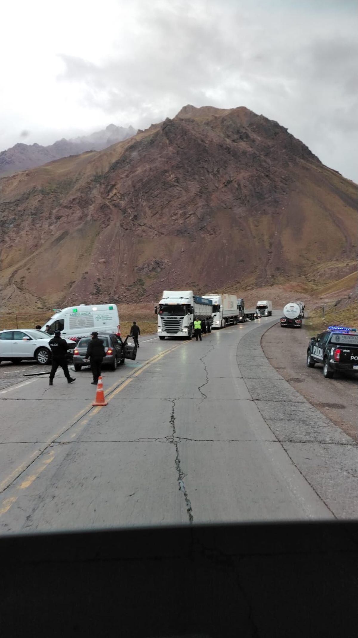 El bypass de Gendarmería Nacional.