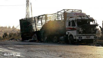 La ONU suspendió el reparto de ayuda en Siria tras un ataque a un convoy