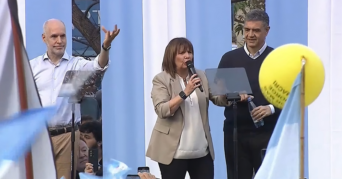 Cierre de campaña de Patricia Bullrich: Cierre de campaña de Patricia Bullrich: