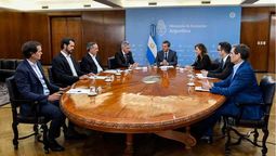 El ministro de Economía, Sergio Massa, se reunió con empresarios de las compañías petroleras.