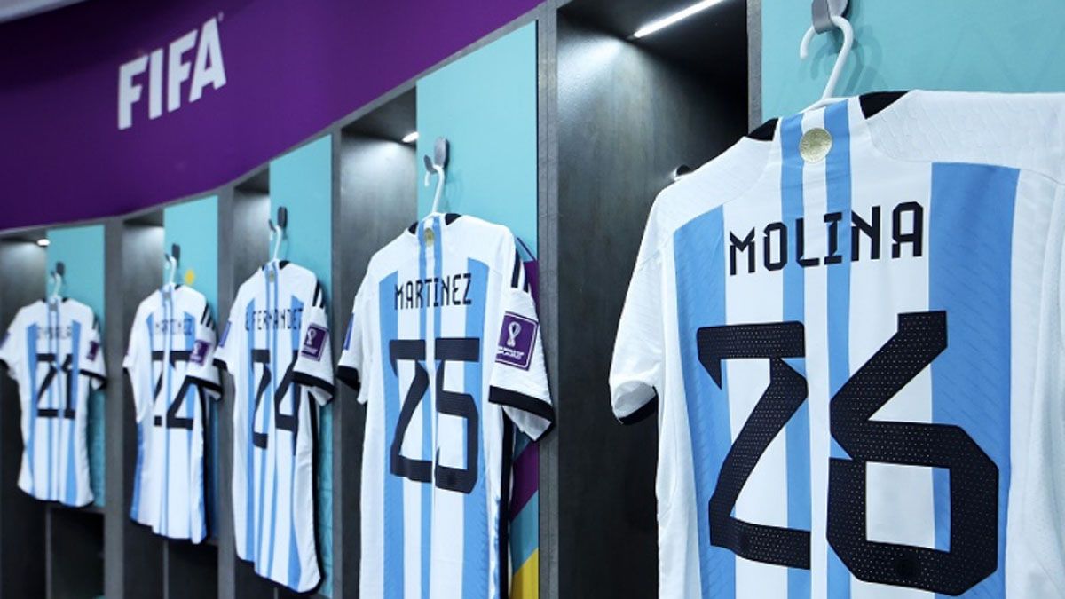 Qué camiseta usará la Selección argentina ante Australia en octavos de final