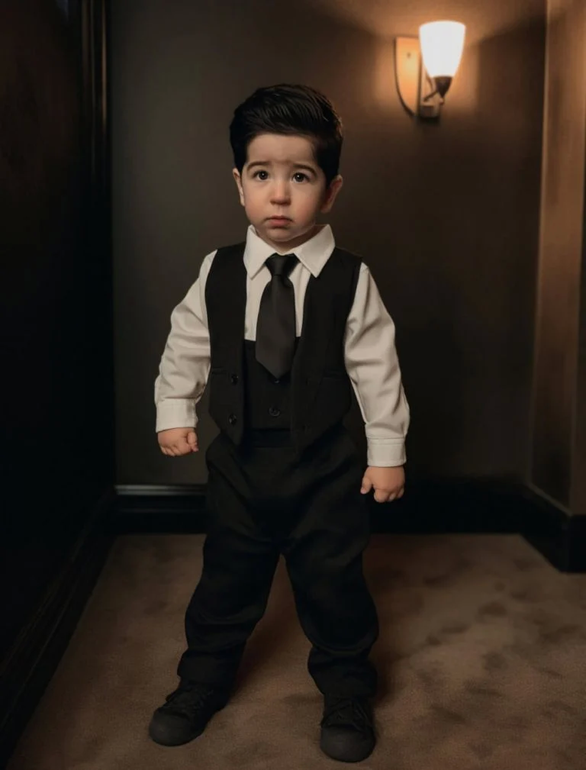 Friends: así luciría Ross de niño, según la IA. Friends: así luciría Ross de niño, según la IA.