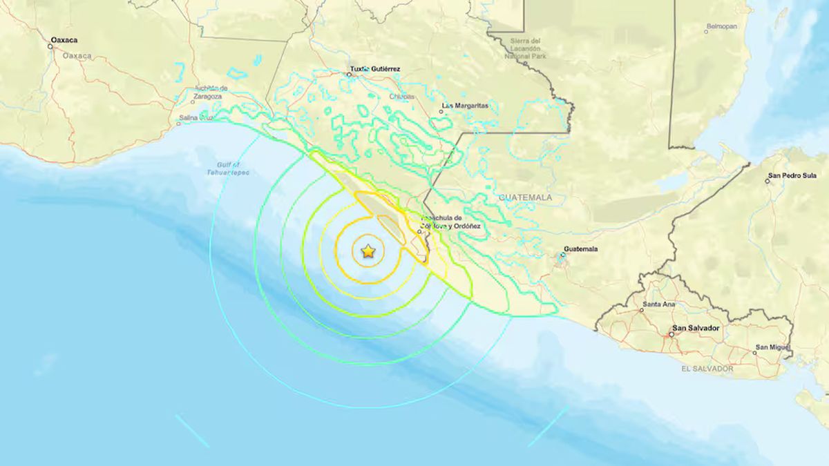 El terremoto en méxico fue de 7,4 grados.