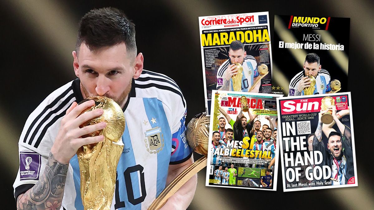 Lionel Messi hizo que la prensa mundial se riendiera a sus pies.