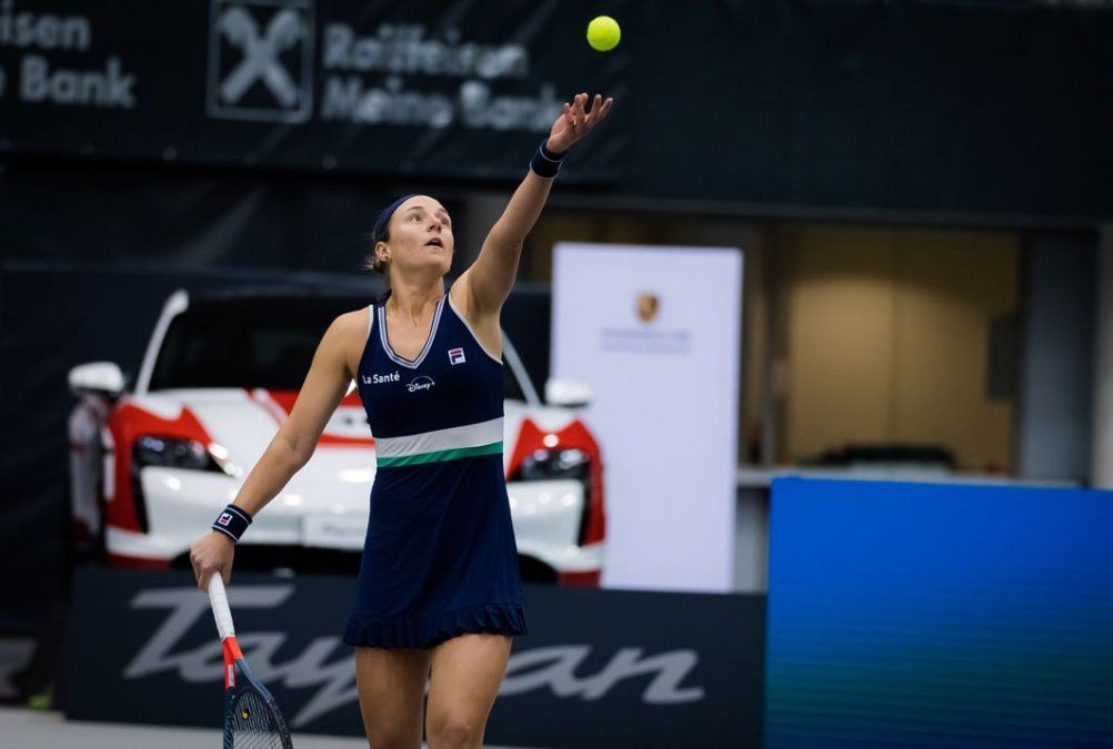 Podoroska no pudo avanzar en Linz donde había ganado dos partidos.