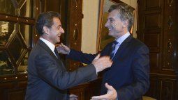 Macri recibió en la Casa Rosada a Sarkozy