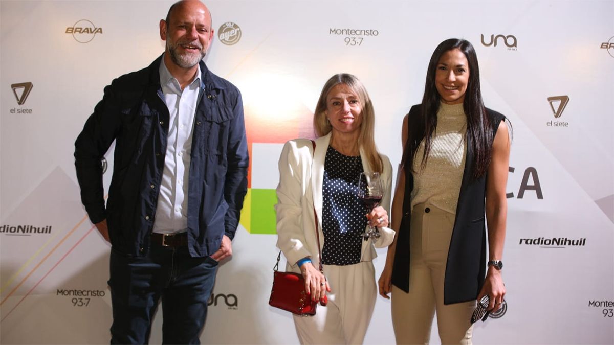 Luis Zambonini, Sara González y Sabrina Salvi. 