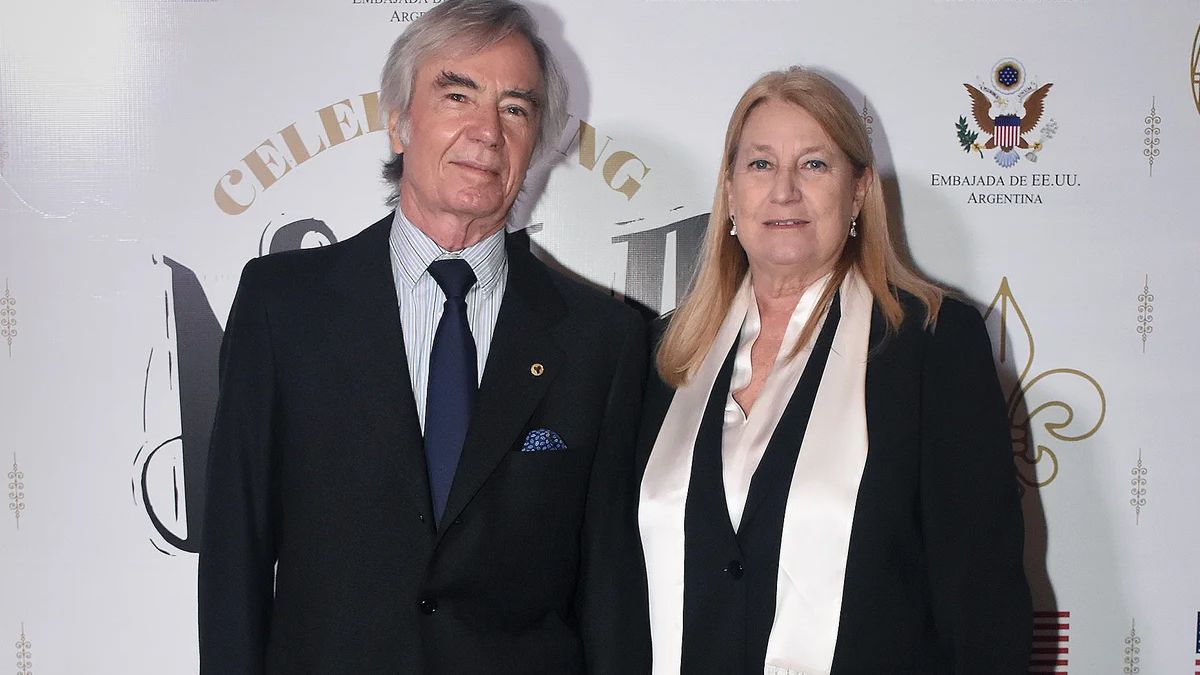 El empresario Charlie Blaquier y su esposa María Taquini de Blaquier.