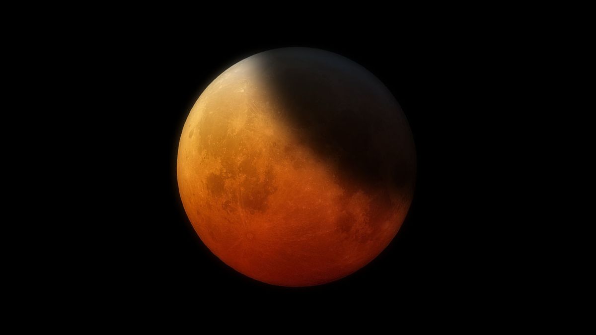 En septiembre habrá un eclipse lunar parcial. En septiembre habrá un eclipse lunar parcial.