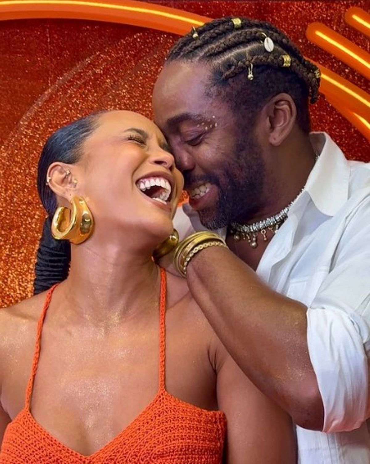 La actriz está casada con un gran actor: Lázaro Ramos. La actriz está casada con un gran actor: Lázaro Ramos.