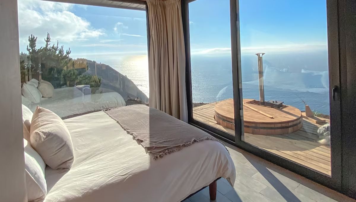 Un alojamiento soñado en la costa de Chile. Fuente: AirBnB. Un alojamiento soñado en la costa de Chile. Fuente: AirBnB.
