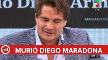 Guillermo Andino recordó cómo vivió la muerte de Maradona 