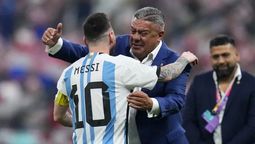 Lionel Messi y Chiqui Tapia.