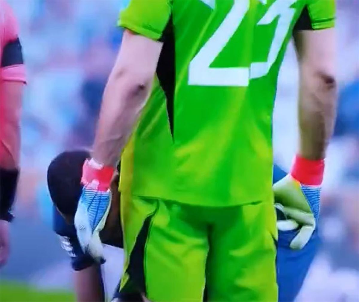 Dibu Martínez provocó a Mbappé. Dibu Martínez provocó a Mbappé.