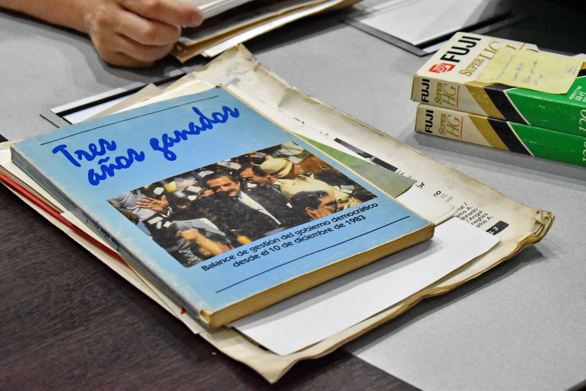 El material de archivo donado por la familia de Raúl Baglini ya forma parte de la biblioteca del comité provincia de la UCR El material de archivo donado por la familia de Raúl Baglini ya forma parte de la biblioteca del comité provincia de la UCR