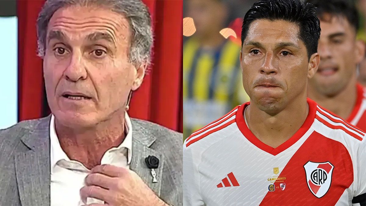 Oscar Ruggeri y Enzo Pérez.