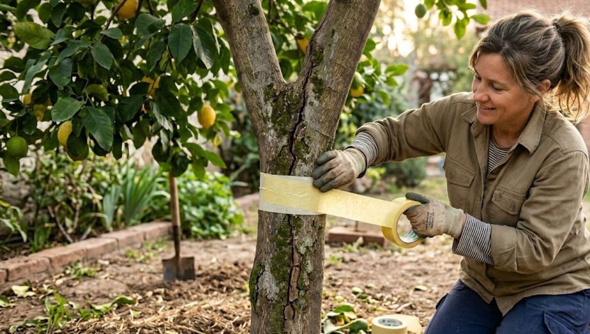 Árbol limonero: por qué recomiendan colocar cinta de doble vara en su tronco y para qué sirve