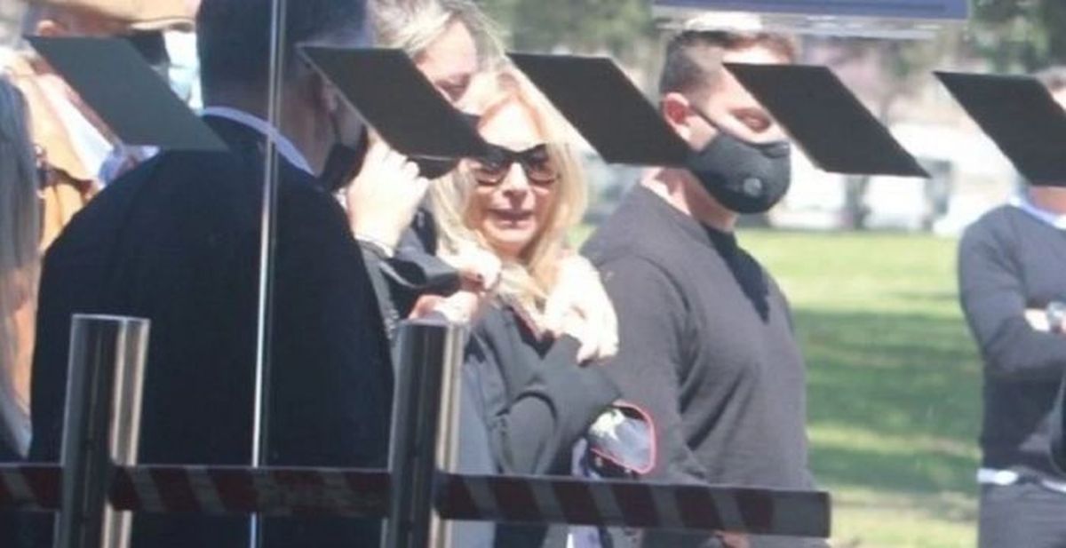 El desgarrador funeral del marido de Ana Rosenfeld