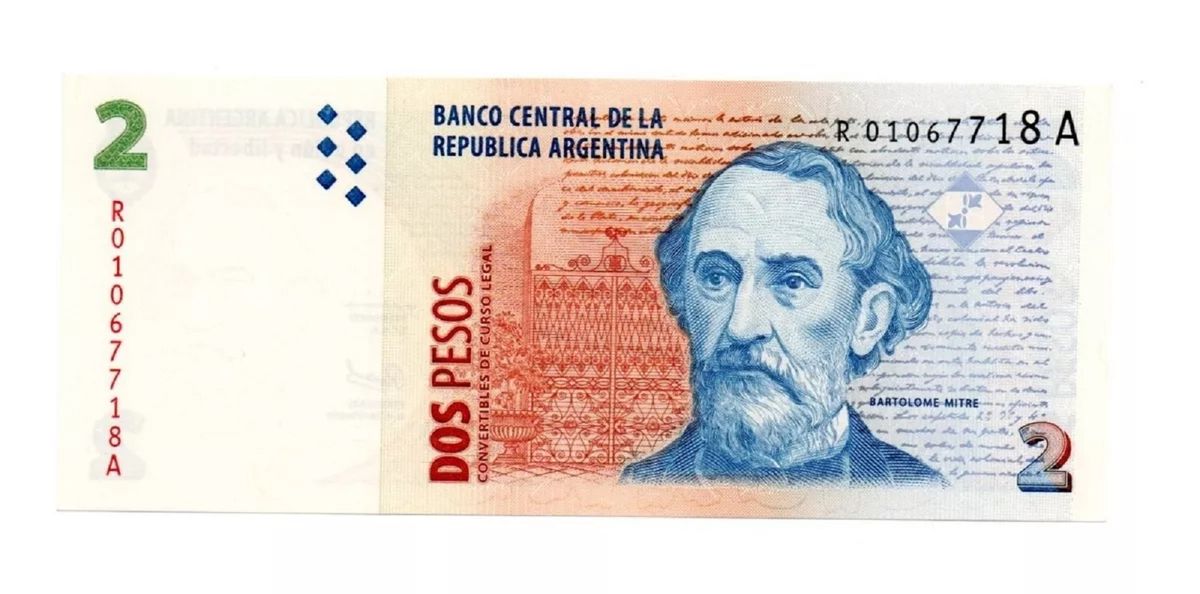 El billete de peso argentino emitido en los 2000 que puede darte hasta $85.000: cómo reconocerlo El billete de peso argentino emitido en los 2000 que puede darte hasta $85.000: cómo reconocerlo