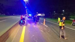 El accidente dejó un muerto en la autopista de Buenos Aires-La Plata.