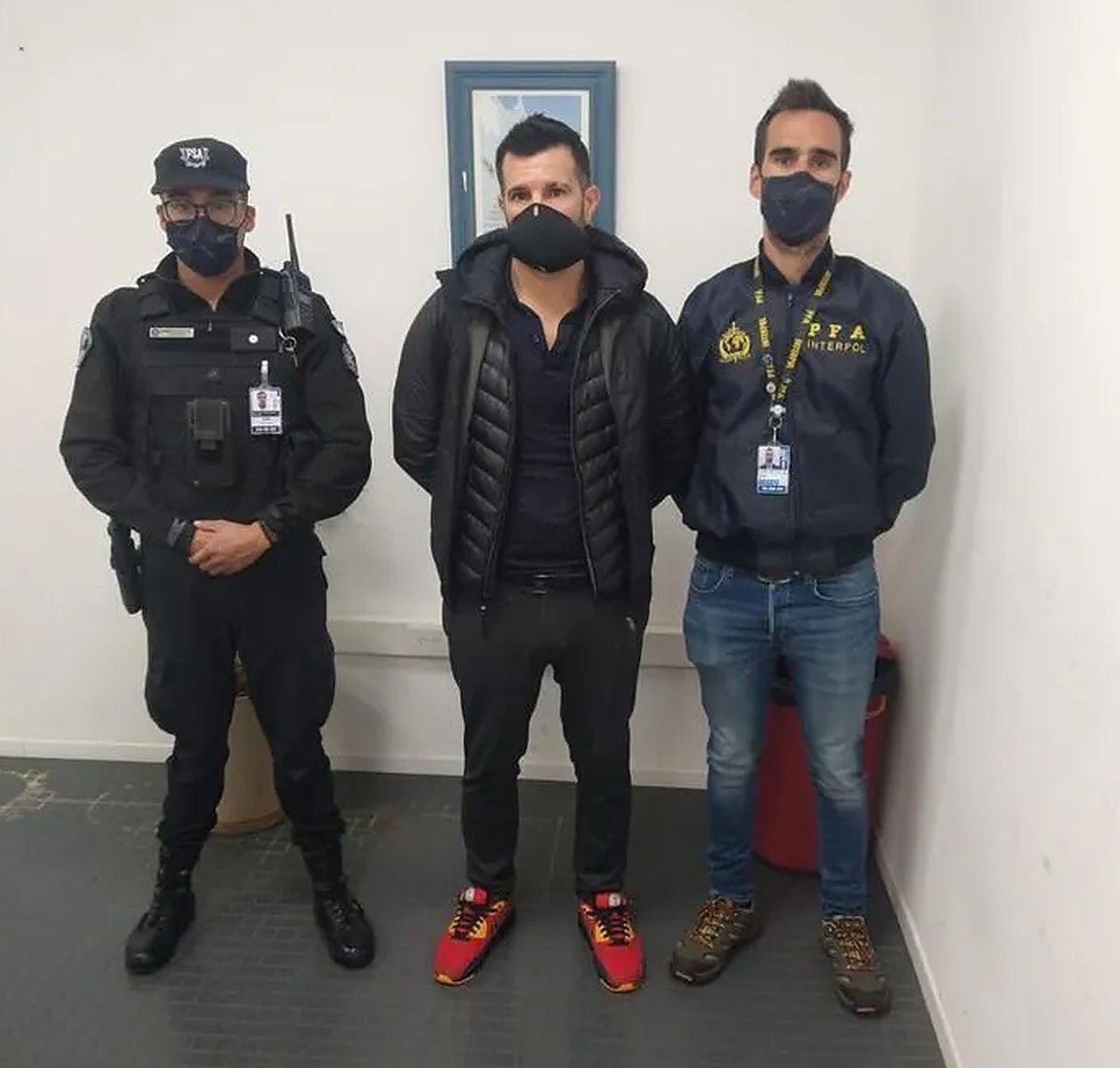 Batista en el momento de entregarse.