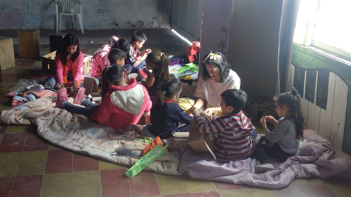 Biblioteca popular Fuente de Sabiduría, barrio La Favorita.