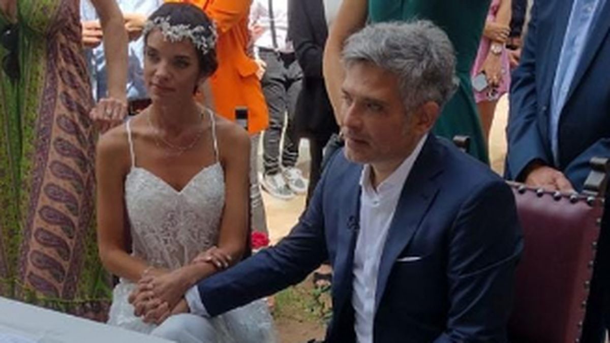 Giuliana Lucoski se casó con el médico Ricardo Luna.