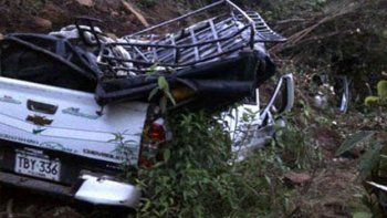 Murieron cinco personas en alud en Colombia