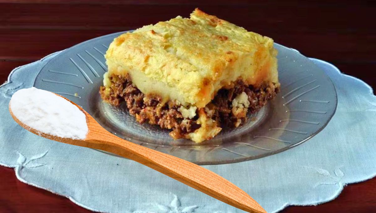 Por qué hay que poner bicarbonato en el pastel de papas y para qué sirve