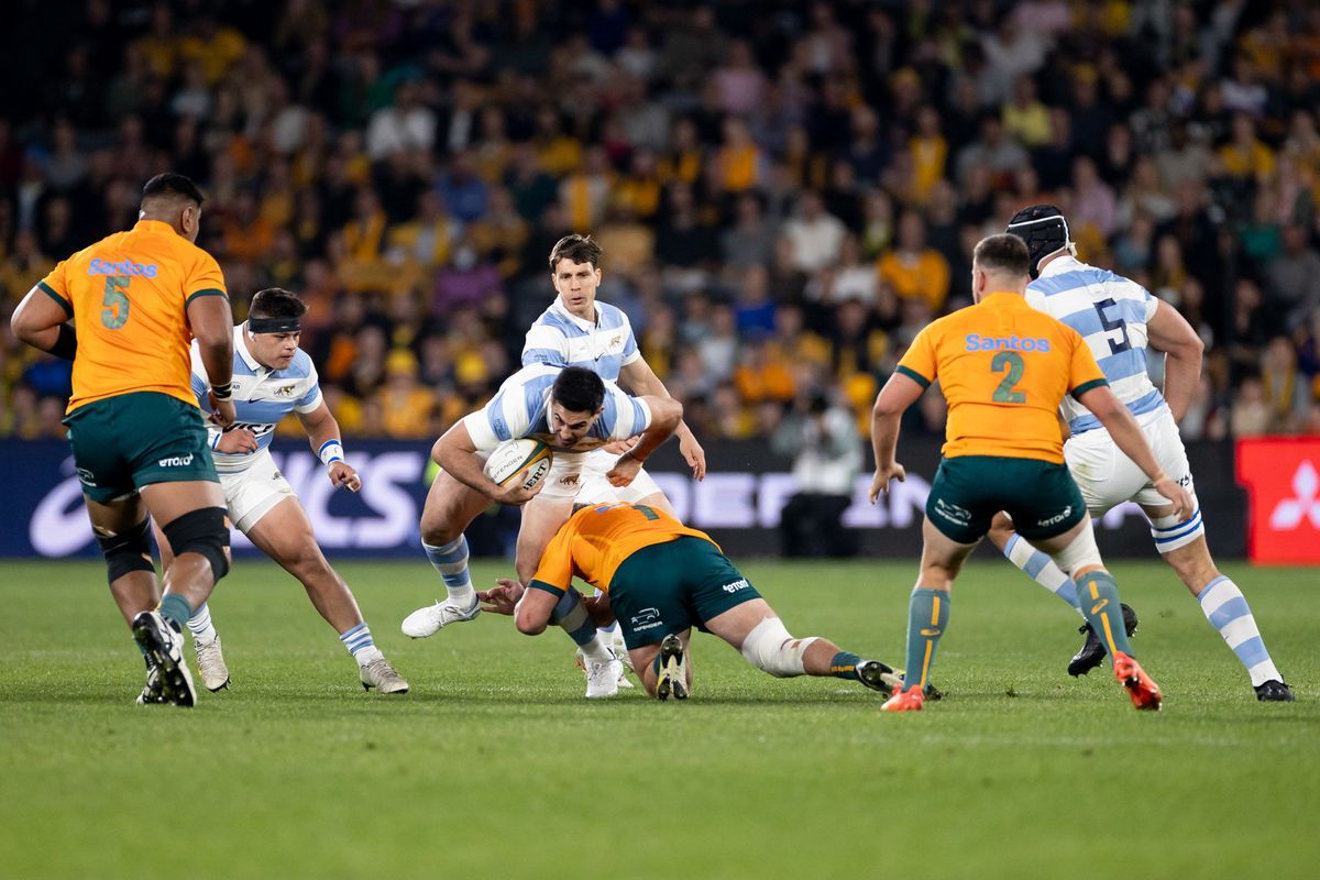 Bertranou cerca de la pelota, como todo el partido ante los Wallabies Bertranou cerca de la pelota, como todo el partido ante los Wallabies