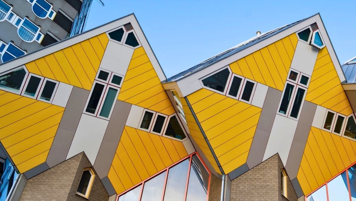 Las Casas Cubo se han convertido en una insignia del puerto de Rotterdam en Holanda. Las Casas Cubo se han convertido en una insignia del puerto de Rotterdam en Holanda.