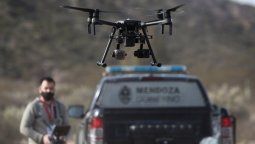 Un dron de la Policía de Mendoza.