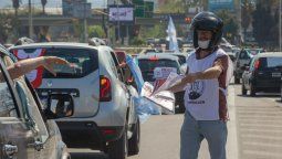 Caravanazo del SUTE. Fue muy numerosa la convocatoria.