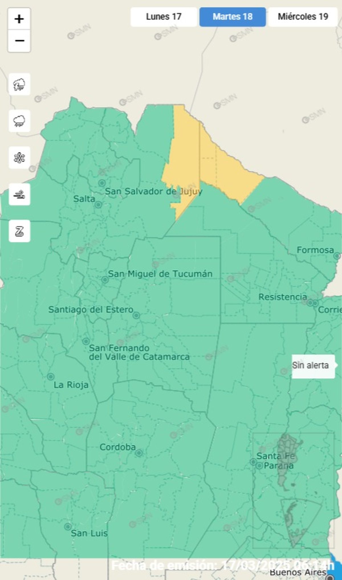 Esta parte del país se ve afectada por la llegada de fuertes tormentas Esta parte del país se ve afectada por la llegada de fuertes tormentas