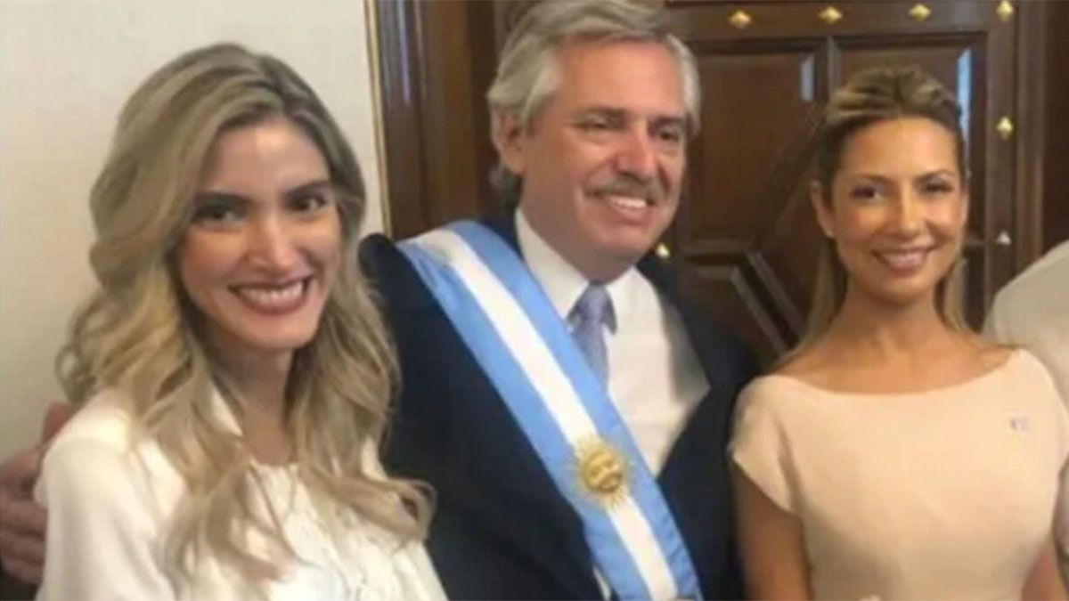Sofía Pacchi, Alberto Fernández y Fabiola Yañez, antes de las peleas y las denuncias.