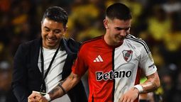 Franco Mastantuono terminó con hielo en sus tobillos y preocupó a los hinchas millonarios