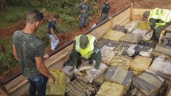 Misiones: Gendarmería secuestró 3,5 toneladas de marihuana