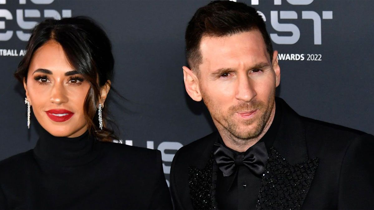 Antonela Roccuzzo y Lionel Messi