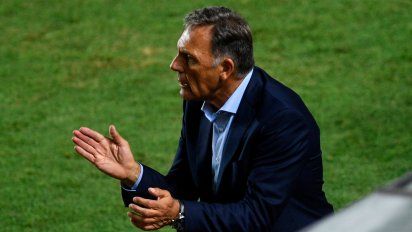 Russo podría contar con Campuzano para la revancha con Santos- (Fotobaires).