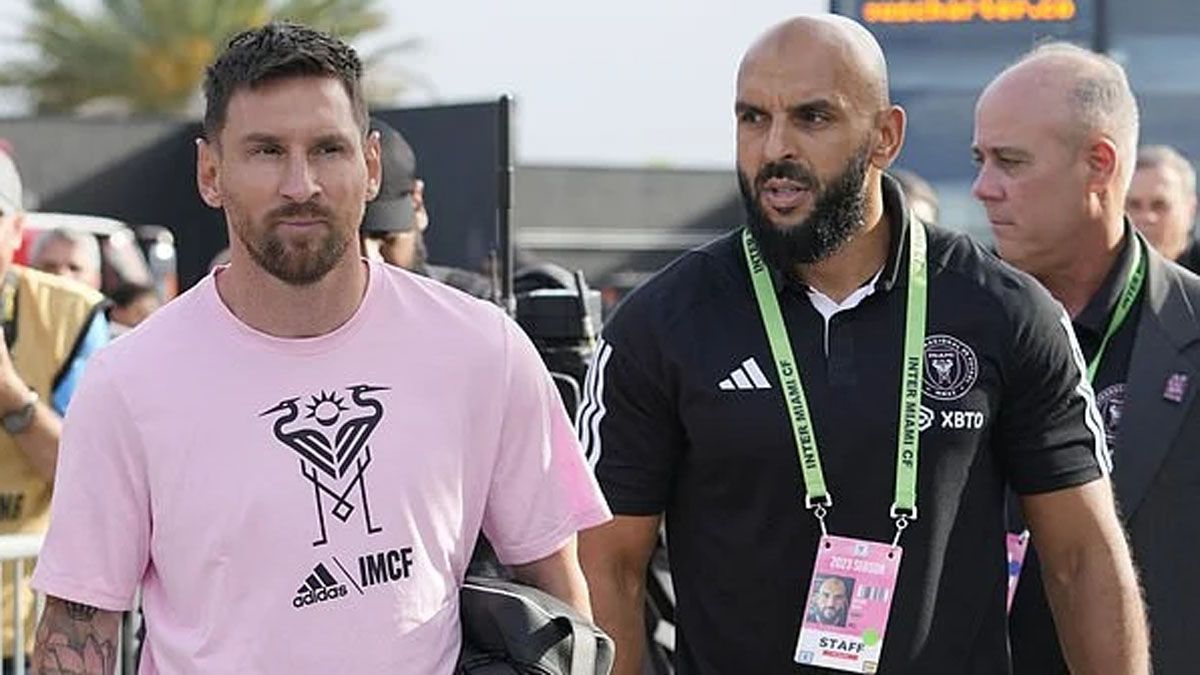Yassine, el temible guardaespaldas de Messi en el Inter Miami