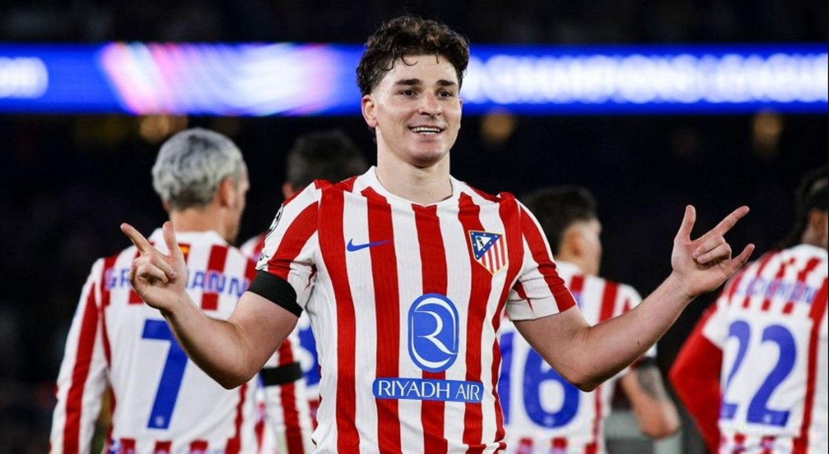 Julián Álvarez brilló en el Atlético de Madrid: qué lugar ocupa entre los grandes goleadores de la Champions League
