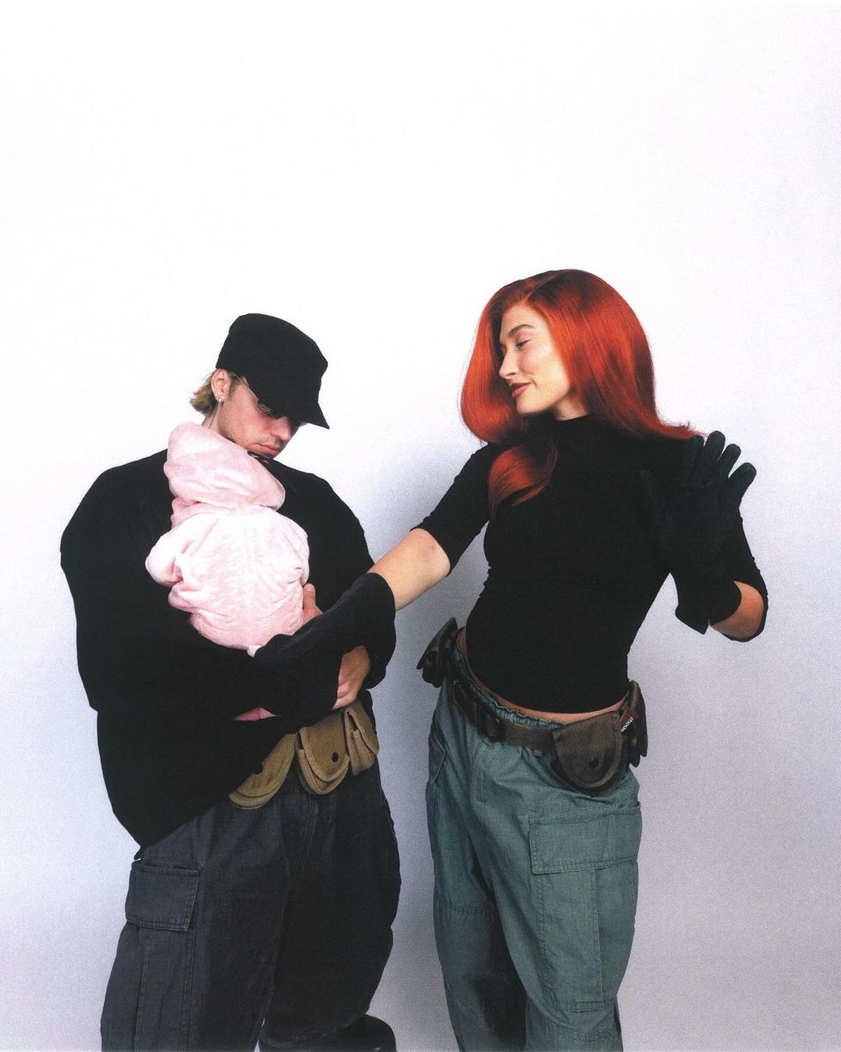 Justin y Hailey Bieber. Justin y Hailey Bieber.