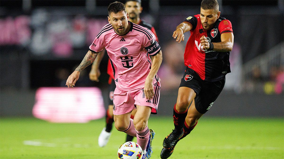 Con Lionel Messi, Inter Miami empató con Newells en un amistoso